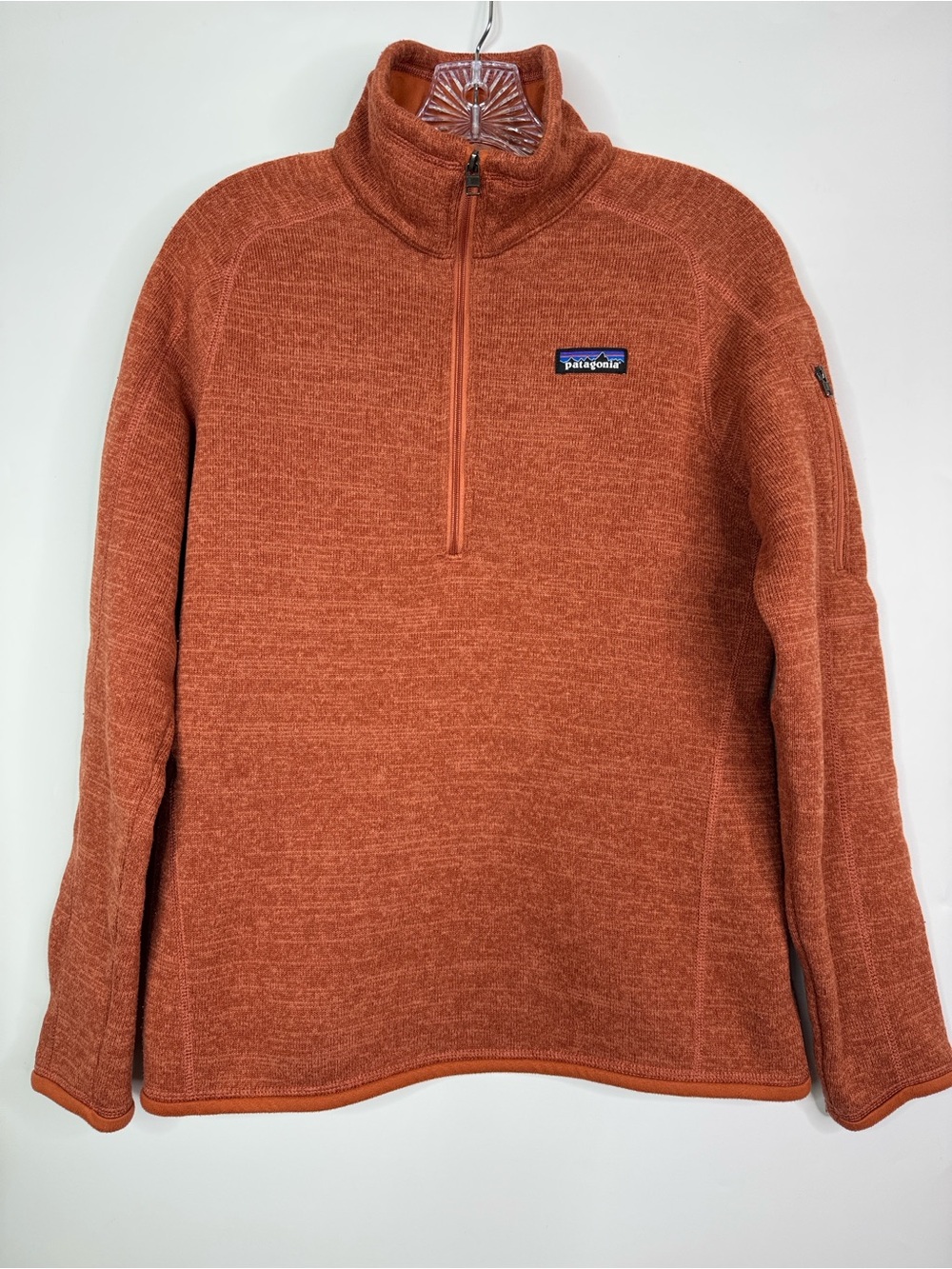 Patagonia Better Sweater Orange Sweatshirt Size Medium